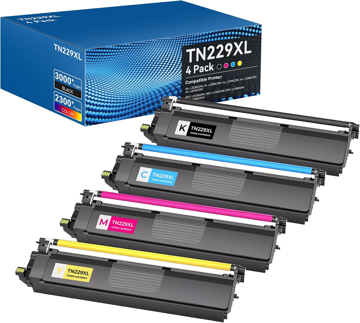 Detalle de TN229XL Toner Cartridges 4-pack 🖨