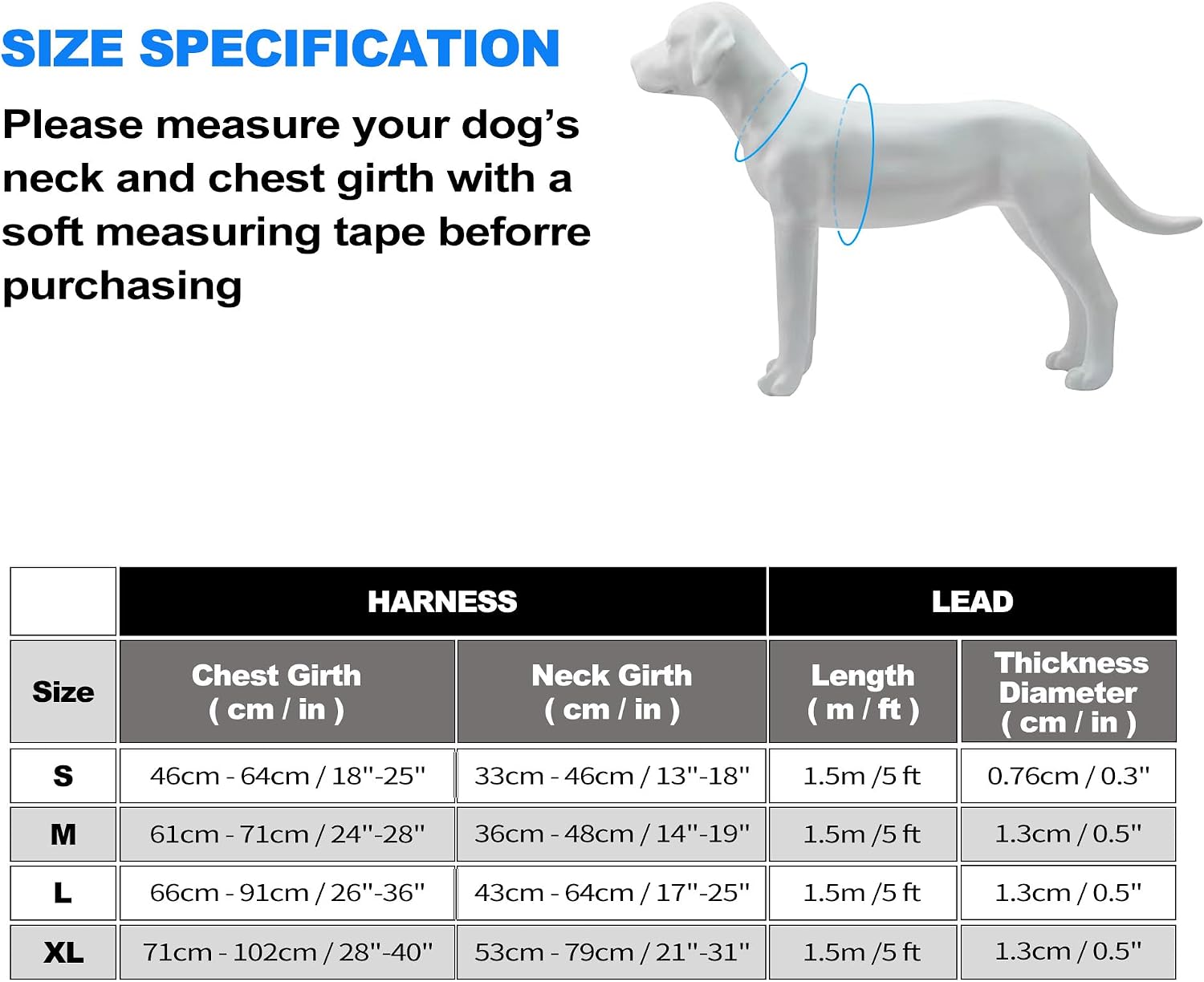 Thumbnail 5 de Haapaw Heavy Duty Tactical Dog Harness, Large