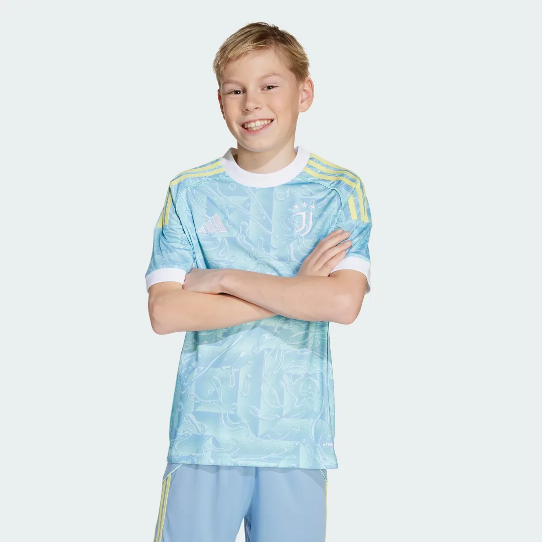 Detalle de Camiseta Juventus 25/26 Away (Niños) de Adidas – Azul
