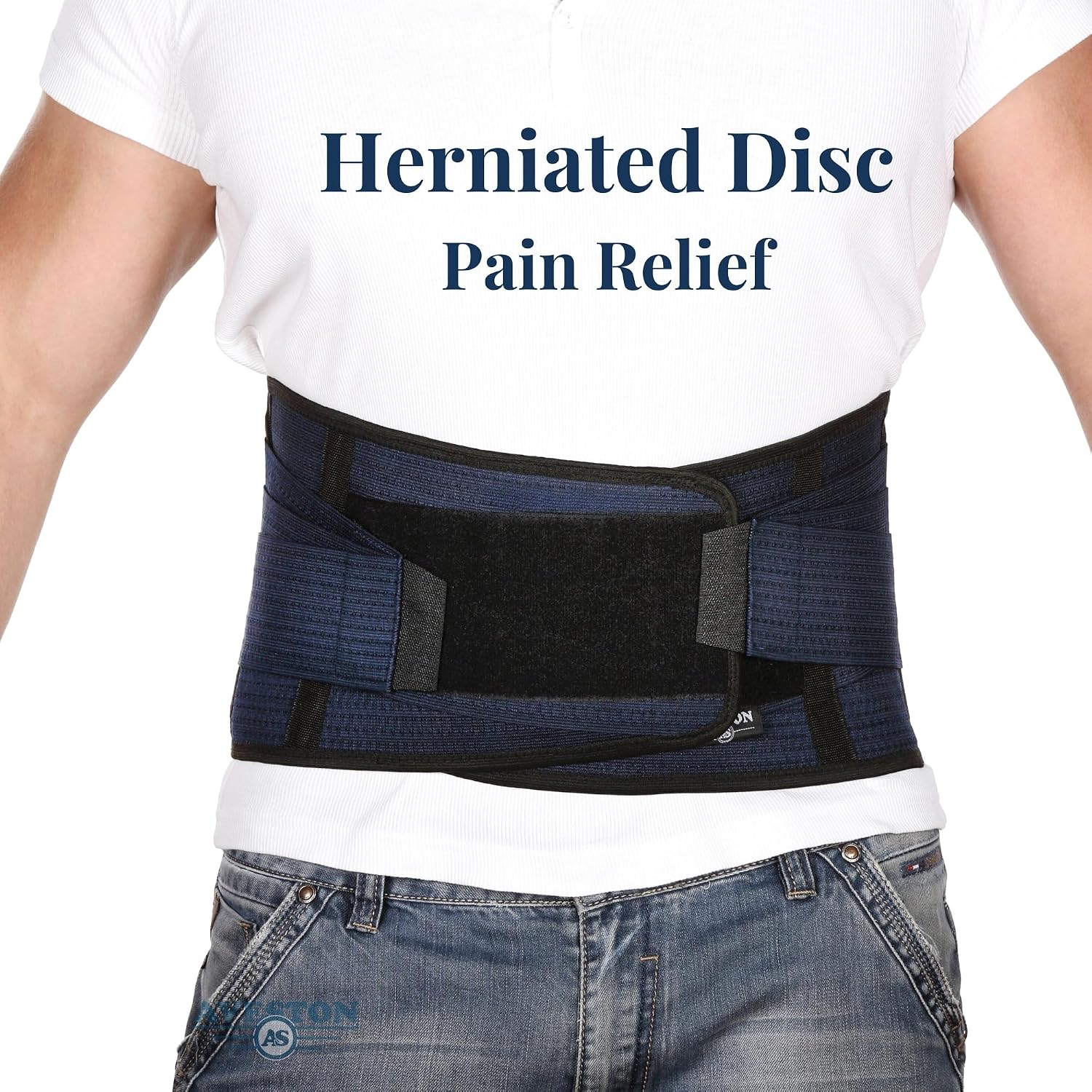 Detalle de AVESTON Back Support Lower Back Brace for Pain Relief (Large)