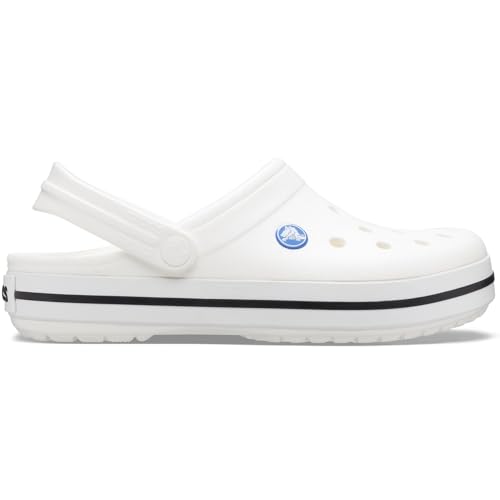 Detalle de Crocs Unisex Crocband Clogs – White (UK 3 Men / 4 Women)