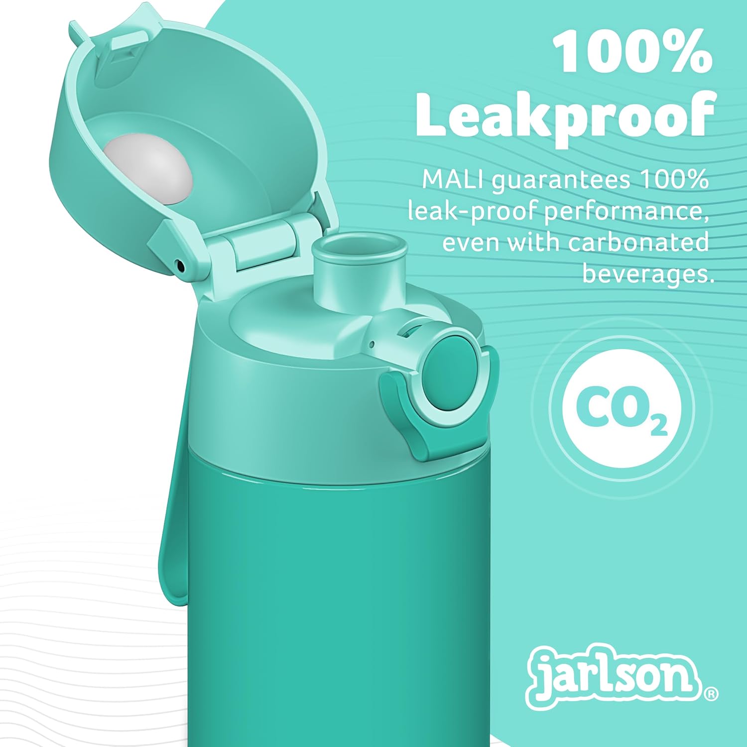 Thumbnail 3 de Jarlson Borraccia Termica Bambini 500ml Mali – Inox 304, Senza BPA e ftalati, con chiusura One‑hand e isolamento sottovuoto