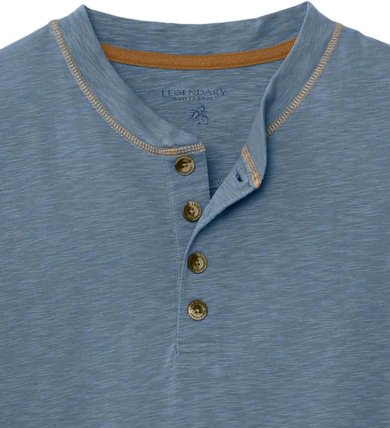 Detalle 1 de Legendary Whitetails Maverick Slub – męska koszulka henley z długim rękawem