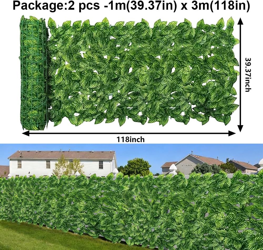 Thumbnail 1 de Decorative Ivy Fence Screening 6m x 1m