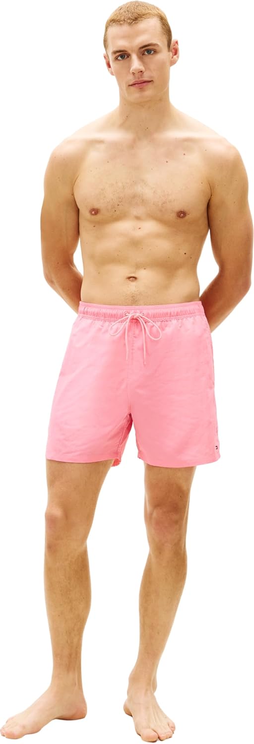 Detalle de Tommy Hilfiger Short de Bain Homme Medium Drawstring avec Logo