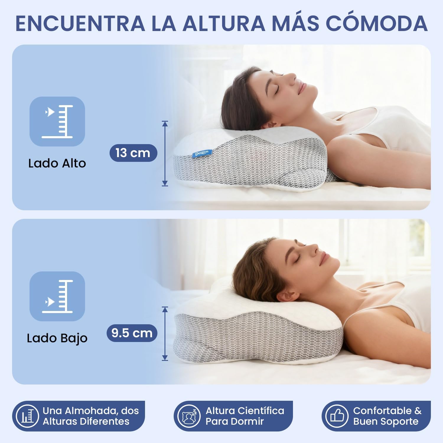 Thumbnail 5 de Dozion almohada cervical ergonómica con espuma