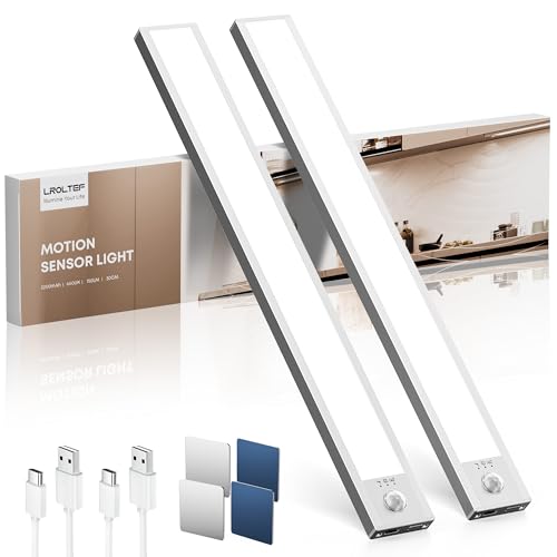 Lampe Placard sans Fil Rechargeable LROLTEF 30 cm – Cuisine sous meuble, 6500K