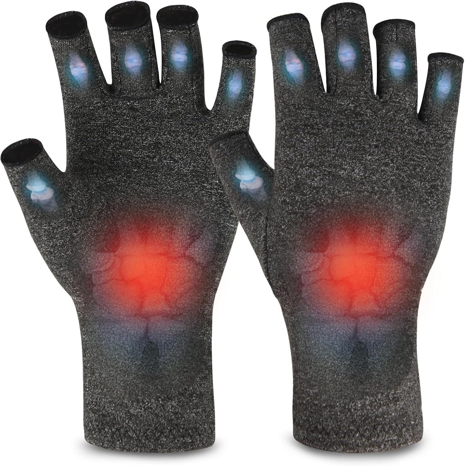Thumbnail 6 de AovYoo Fingerless Compression Gloves S