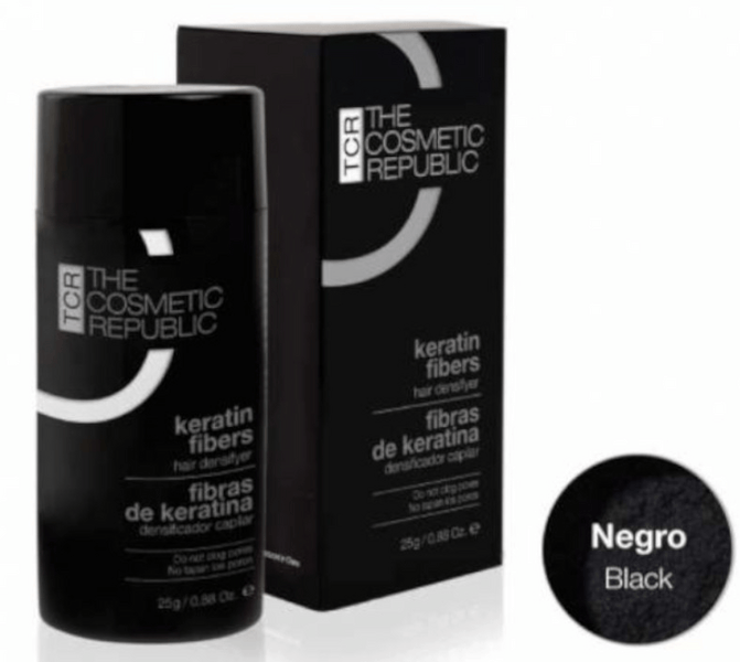 The Cosmetic Republic Fibras de Keratina Black 12,5 g