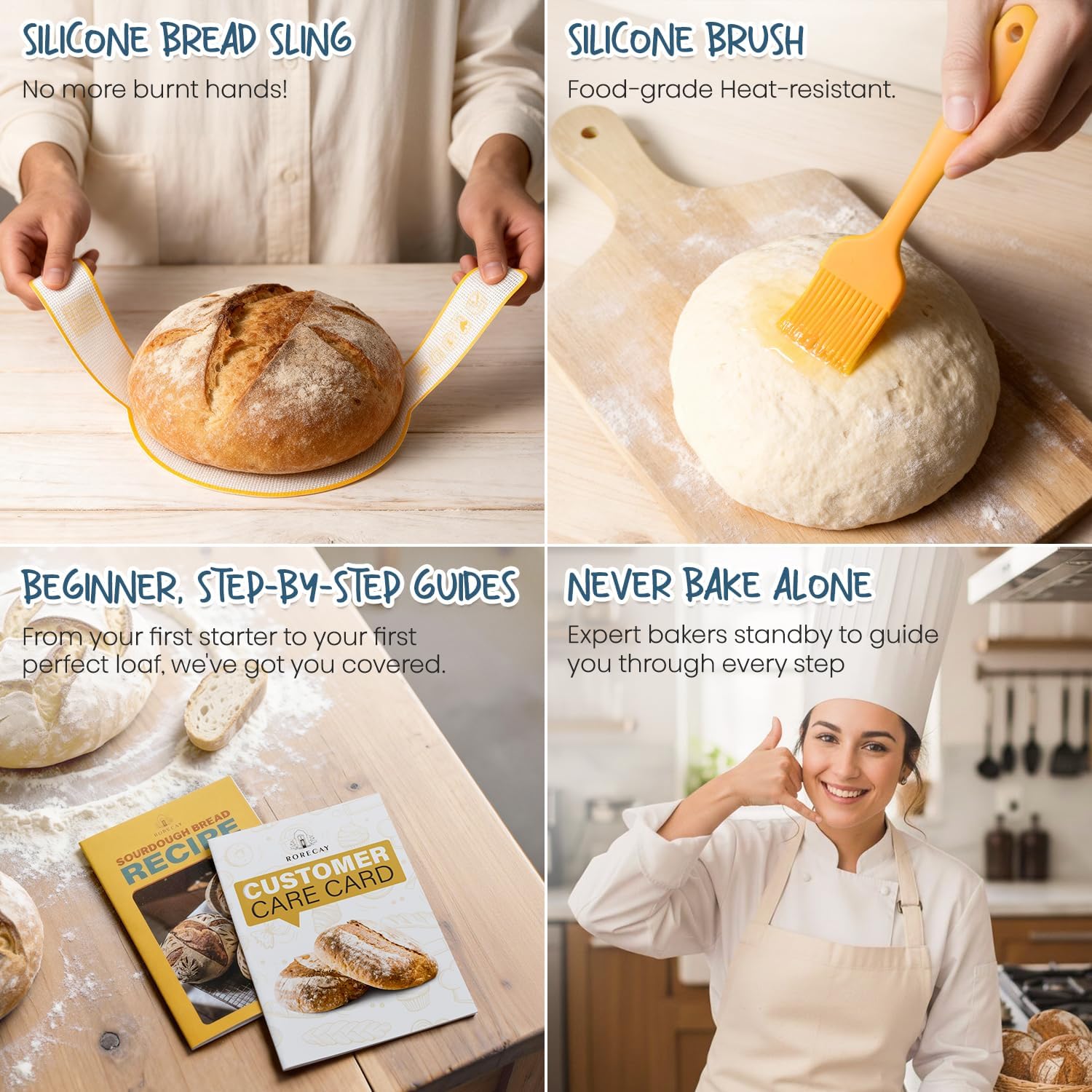 Thumbnail 4 de Rorecay Complete Sourdough Starter Kit 9" 🍞