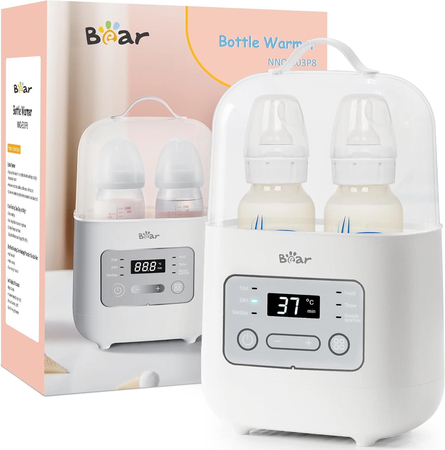 Detalle de Bear Bottle Warmer double bottle 3–7 min