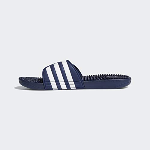 Detalle de adidas Mixte Adissage Slides Slipper — Dark Blue / Cloud White, taille 39 EU