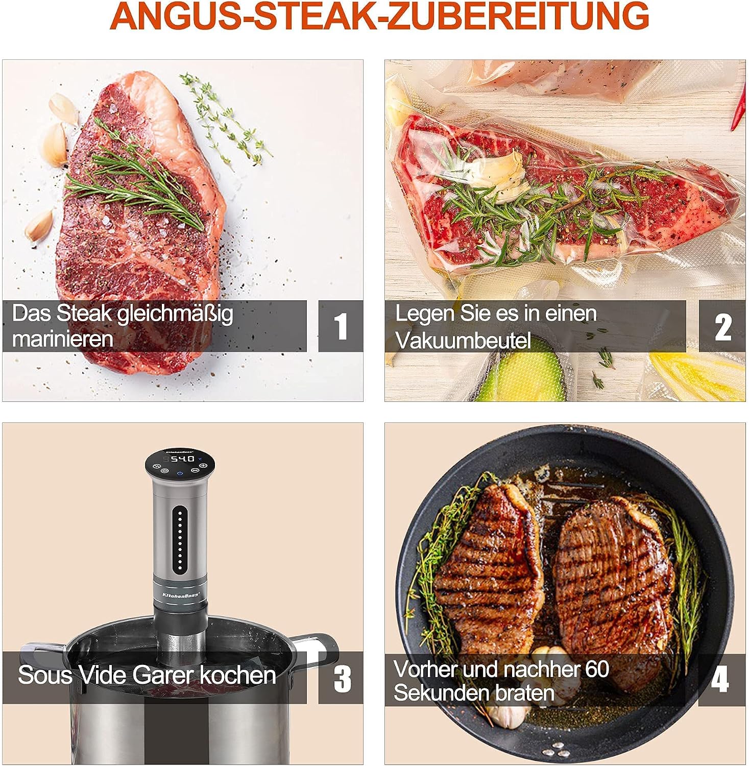 Thumbnail 6 de KitchenBoss G310S Sous Vide Stick 1100W
