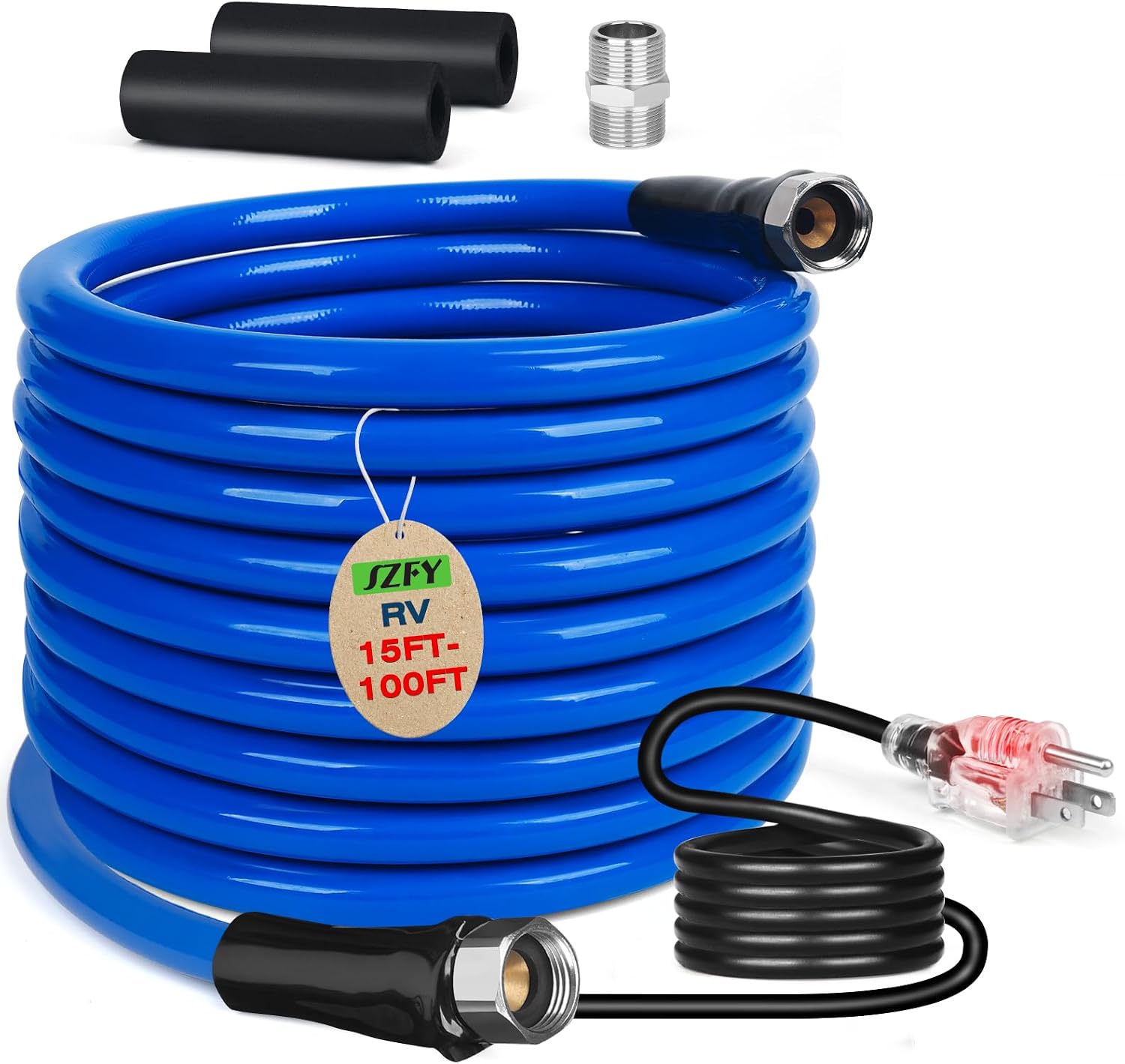 Detalle de 100FT Heated Water Hose for RV 1/2"