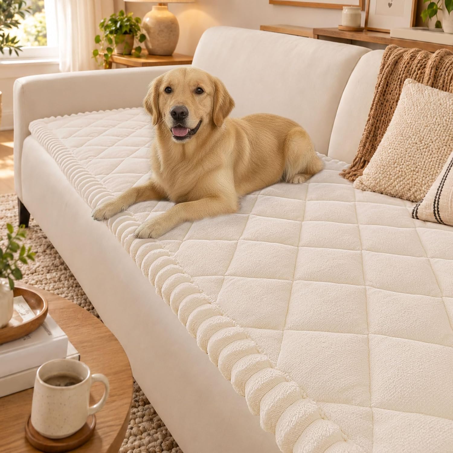 Detalle de Smiry Fuzzy Dog Couch Cover 27.6x70.9