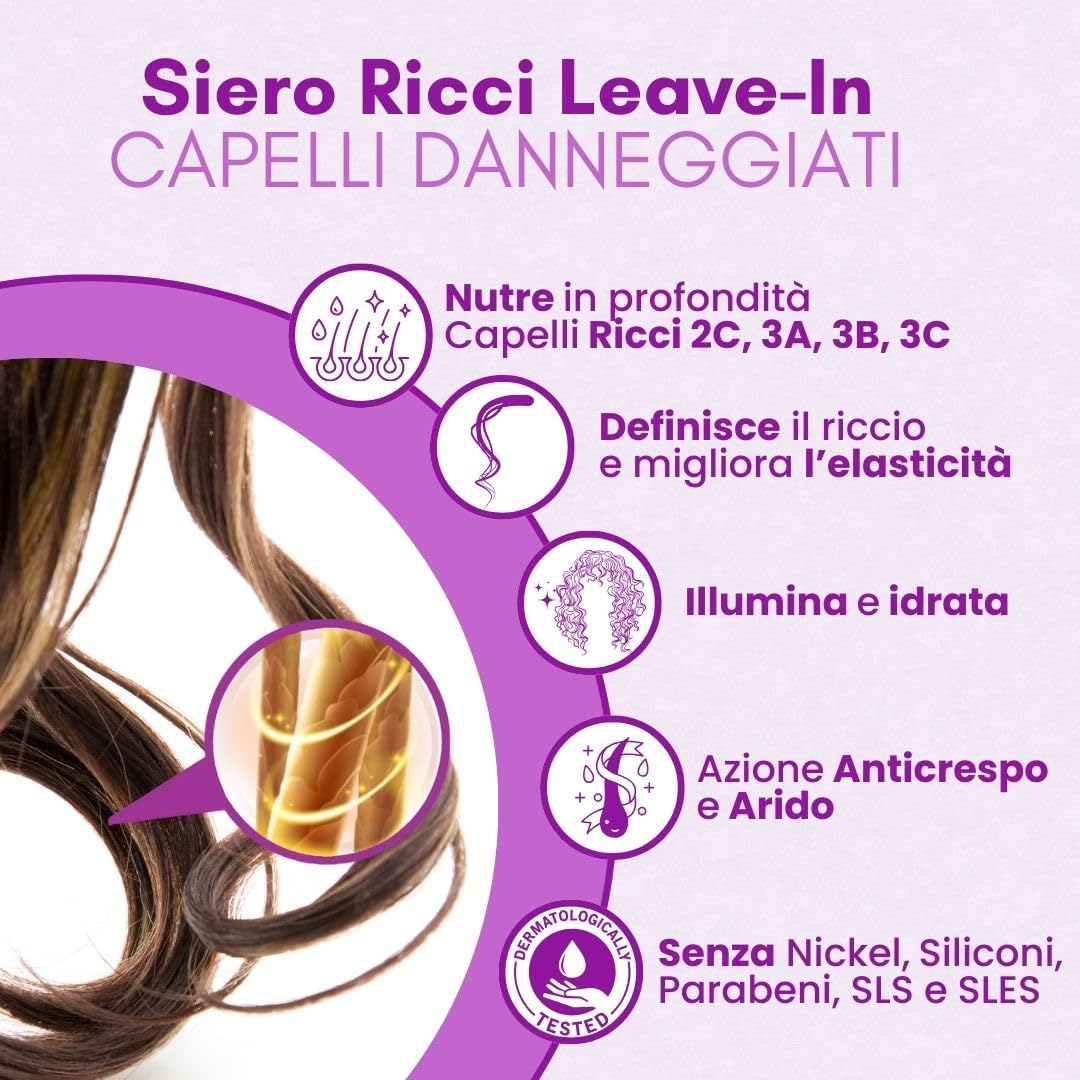 Thumbnail 1 de Beauxury Milano Curly Leave In Serum: definizione, nutrimento e controllo crespo per ricci naturali