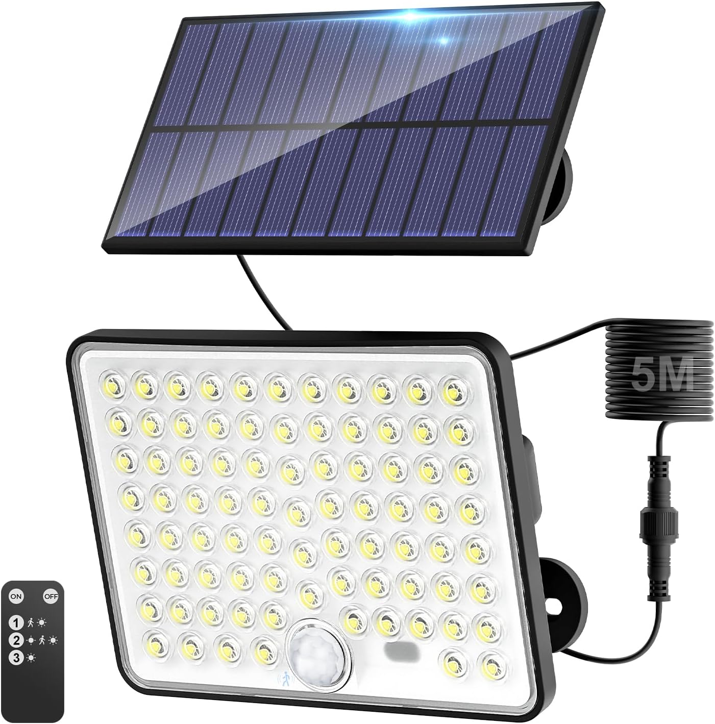 Detalle de Kolpop Solar Lights Outdoor motion sensor 3 modes