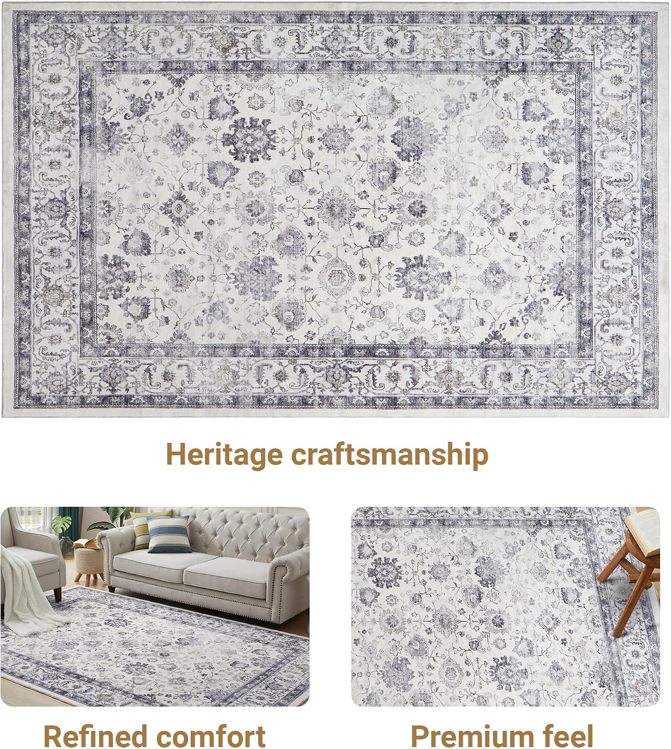 Thumbnail 4 de Aspire Homeware 60x110 Serene Rug