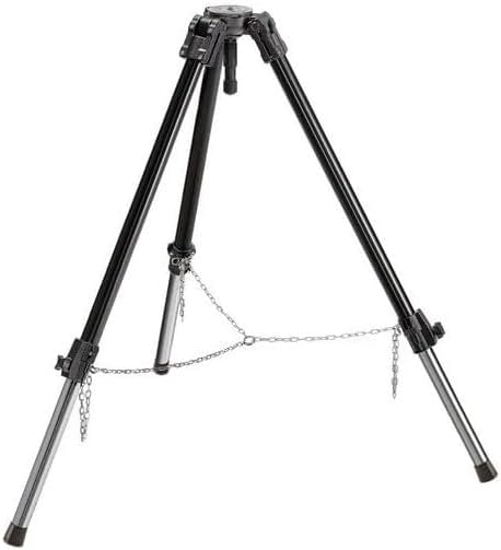 Detalle de Manfrotto 132XNB Treppiedi Cine Video, Cull… 100 mm, Tiranti a Catena, Nero
