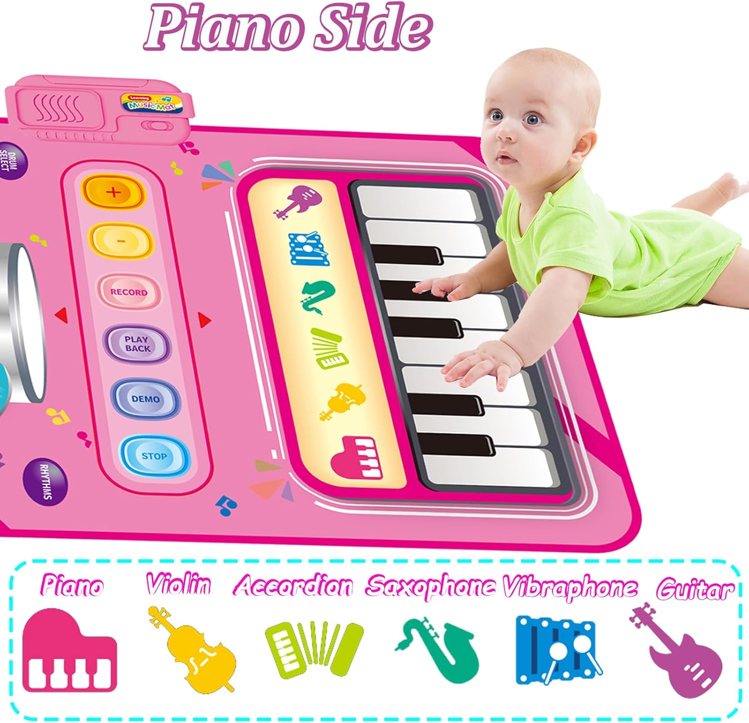 Thumbnail 1 de 2 in 1 Music Mat for 1–5 Year Old Girls