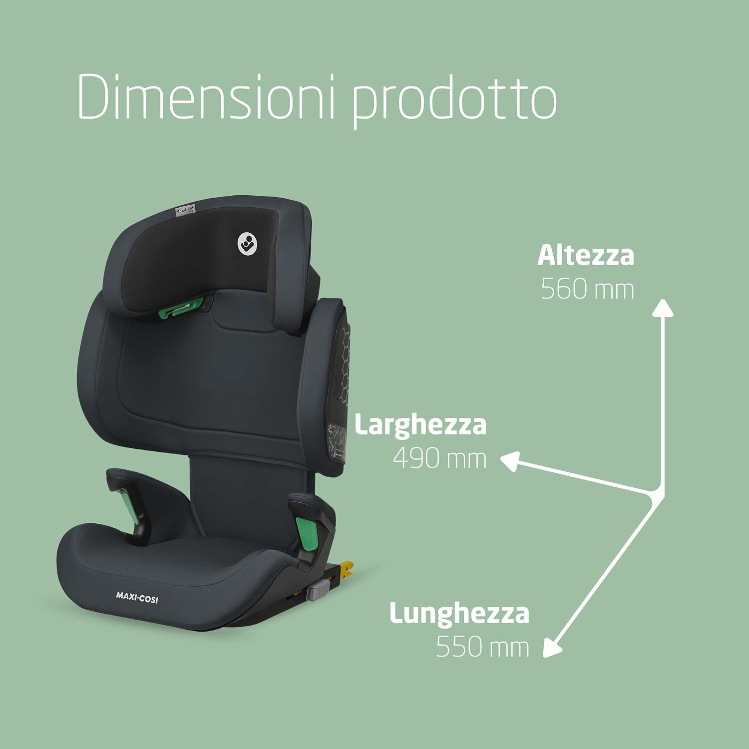 Thumbnail 6 de Maxi‑Cosi RodiFix M i‑Size seggiolino auto 15–36 kg