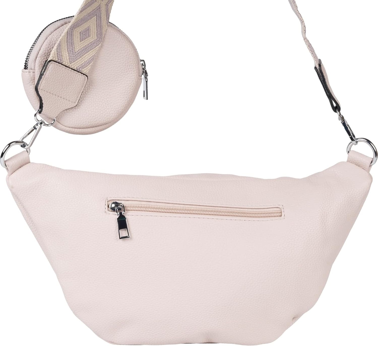 Thumbnail 2 de styleBREAKER Borsa a tracolla da donna a mezzaluna – set da 3 pezzi (02012398)