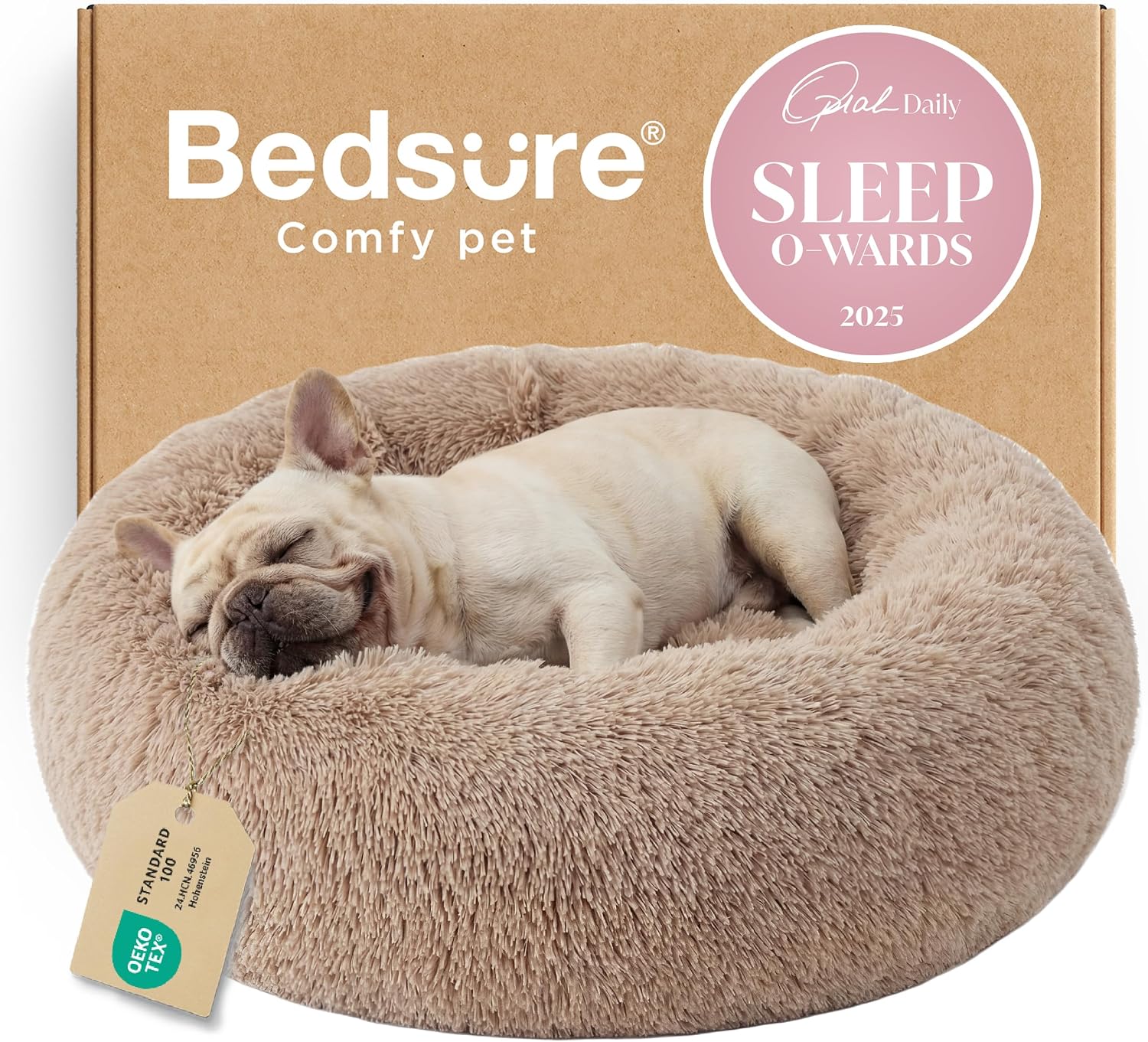 Detalle de Bedsure Donut Dog Bed Medium