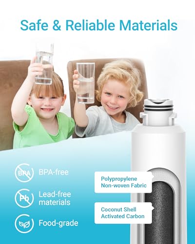 Detalle de AQUA CREST Fridge Water Filter Replacement for Samsung DA29-00020B (3 Pack)