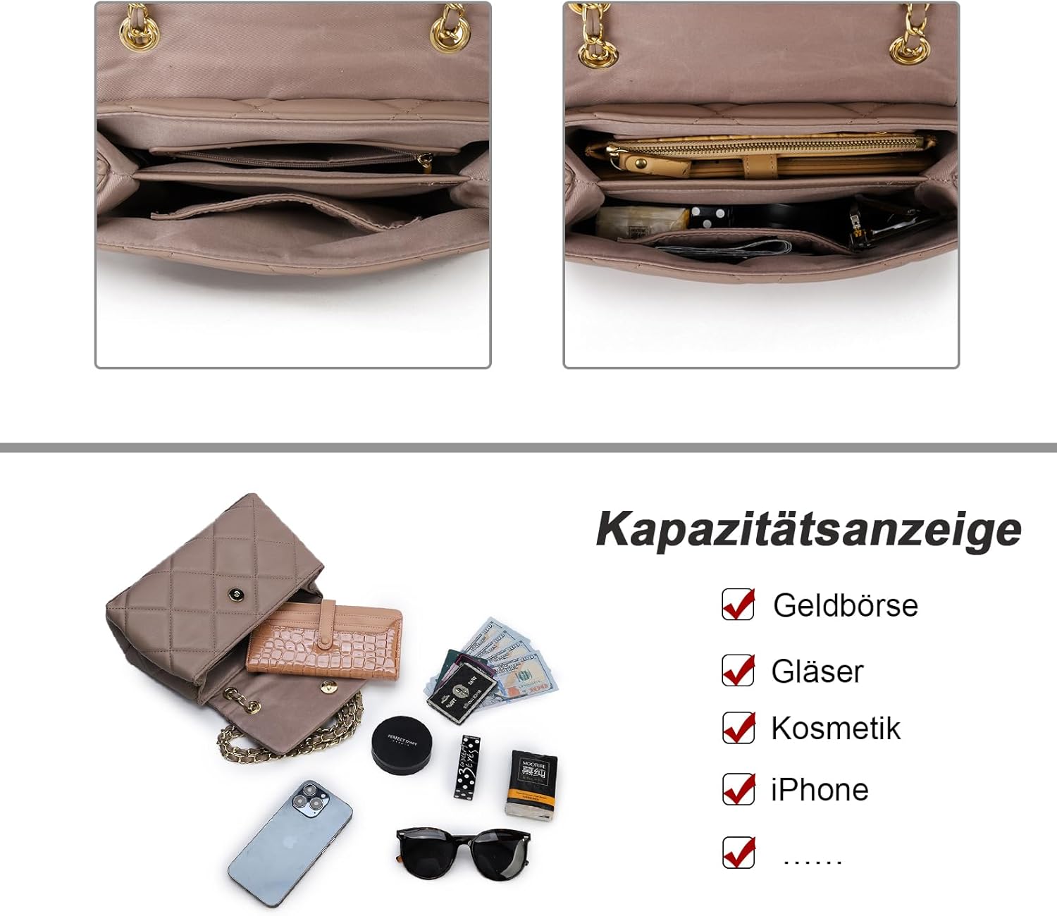 Thumbnail 3 de Sac à bandoulière Gladdon femme matelassé