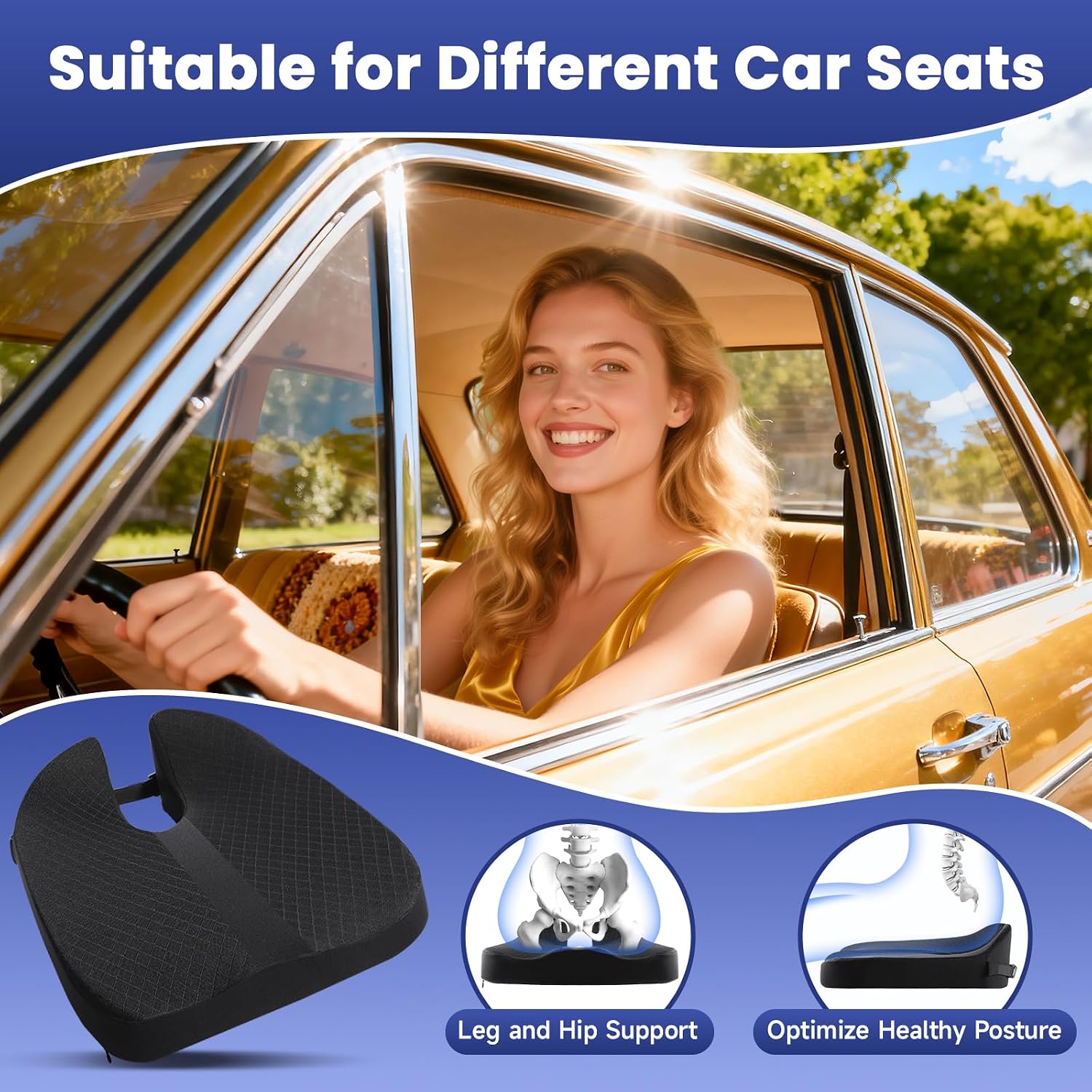 Detalle 2 de Juuwan Car Seat Cushion 2.7in booster