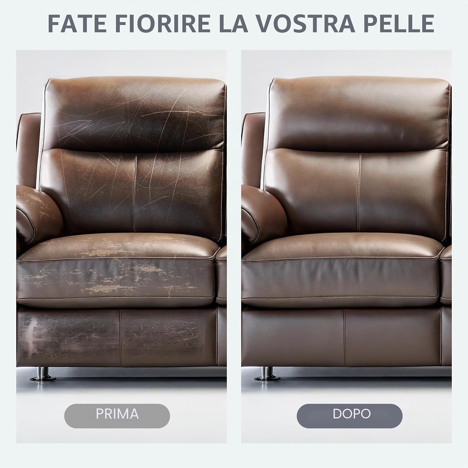 Thumbnail 6 de WYCOON Kit Riparazione Pelle Grigio Scuro 1 kit