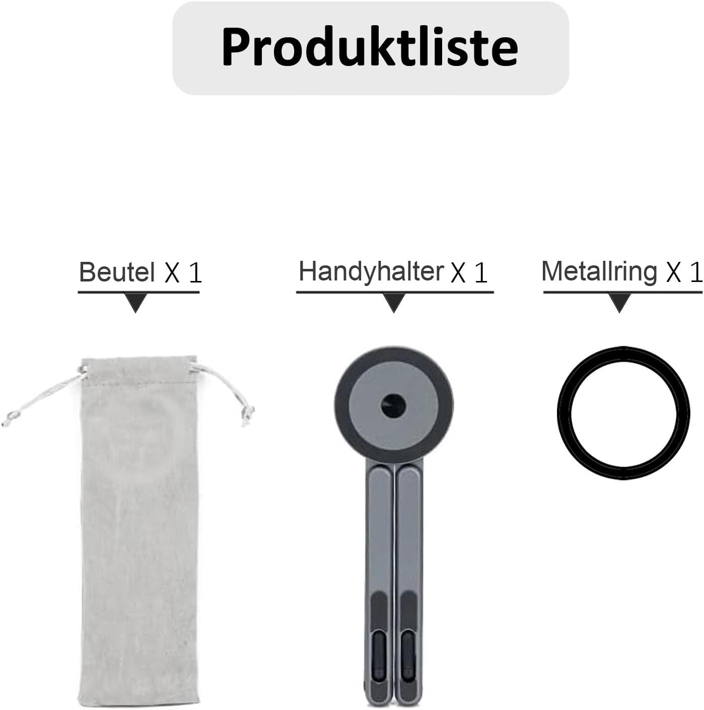 Detalle de Magnetischer 3-in-1 Laptopständer & Tablet-Ständer aus Aluminium – kompakt, flexibel und reisefreundlich (Dunkelblau)