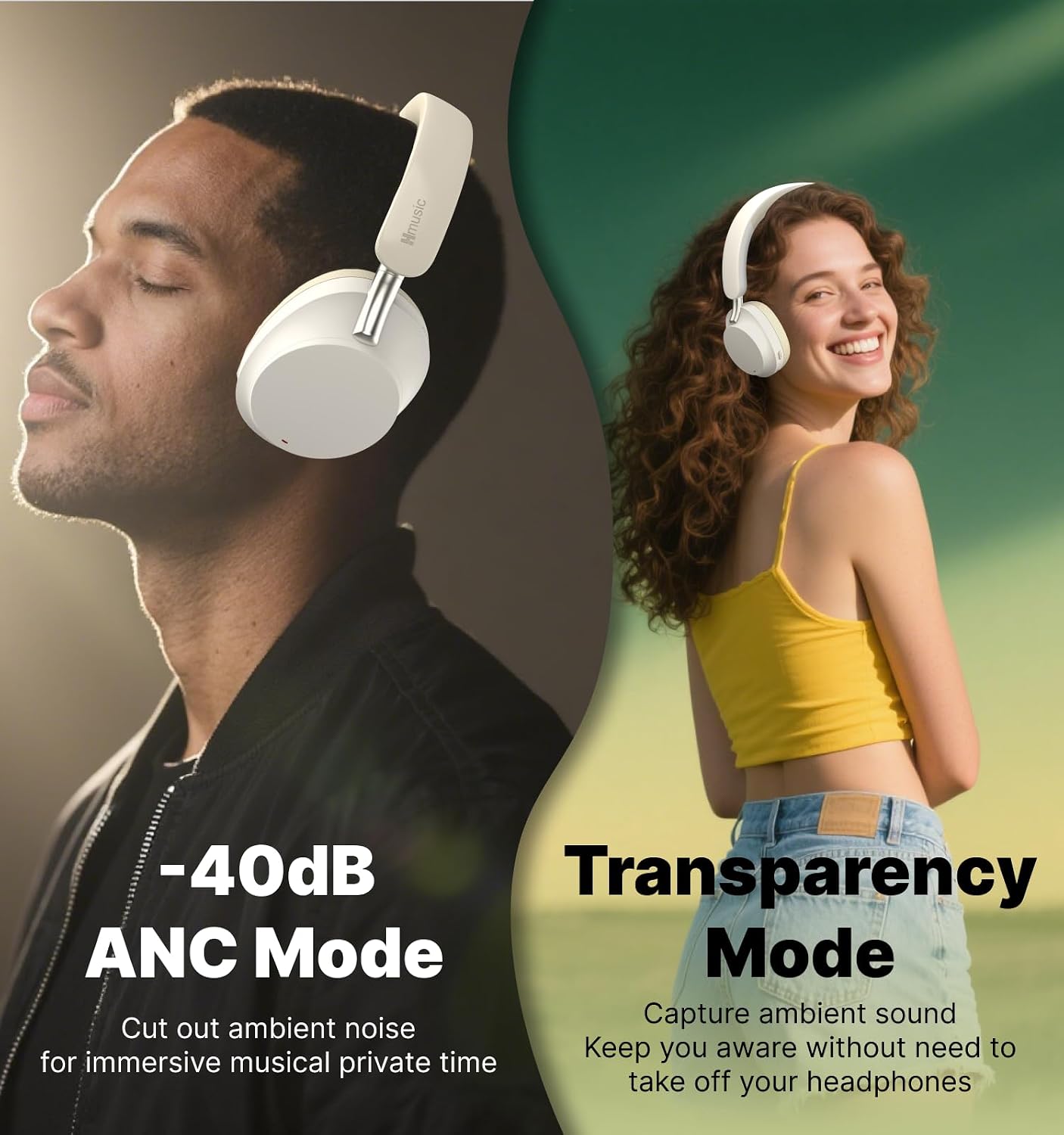 Thumbnail 2 de Hmusic MS04 4‑Mic Active Noise Cancelling Headphones review