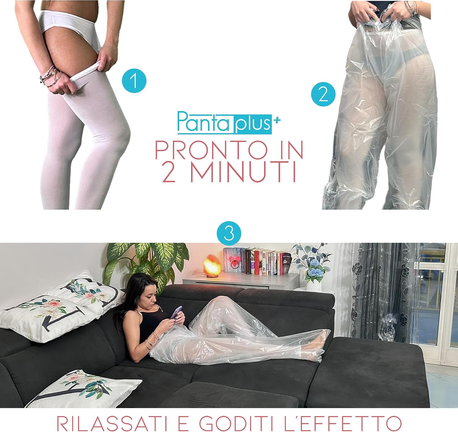 Thumbnail 4 de PANTAPLUS+ collant drenanti anticellulite taglia unica