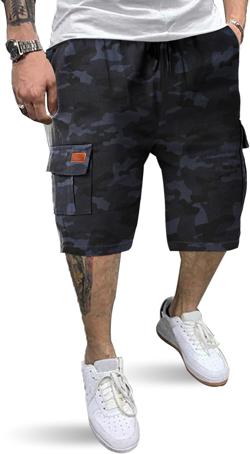 Thumbnail 6 de HMIYA Cargo-Shorts für Herren aus Baumwolle – kurze Bermuda mit Taschen