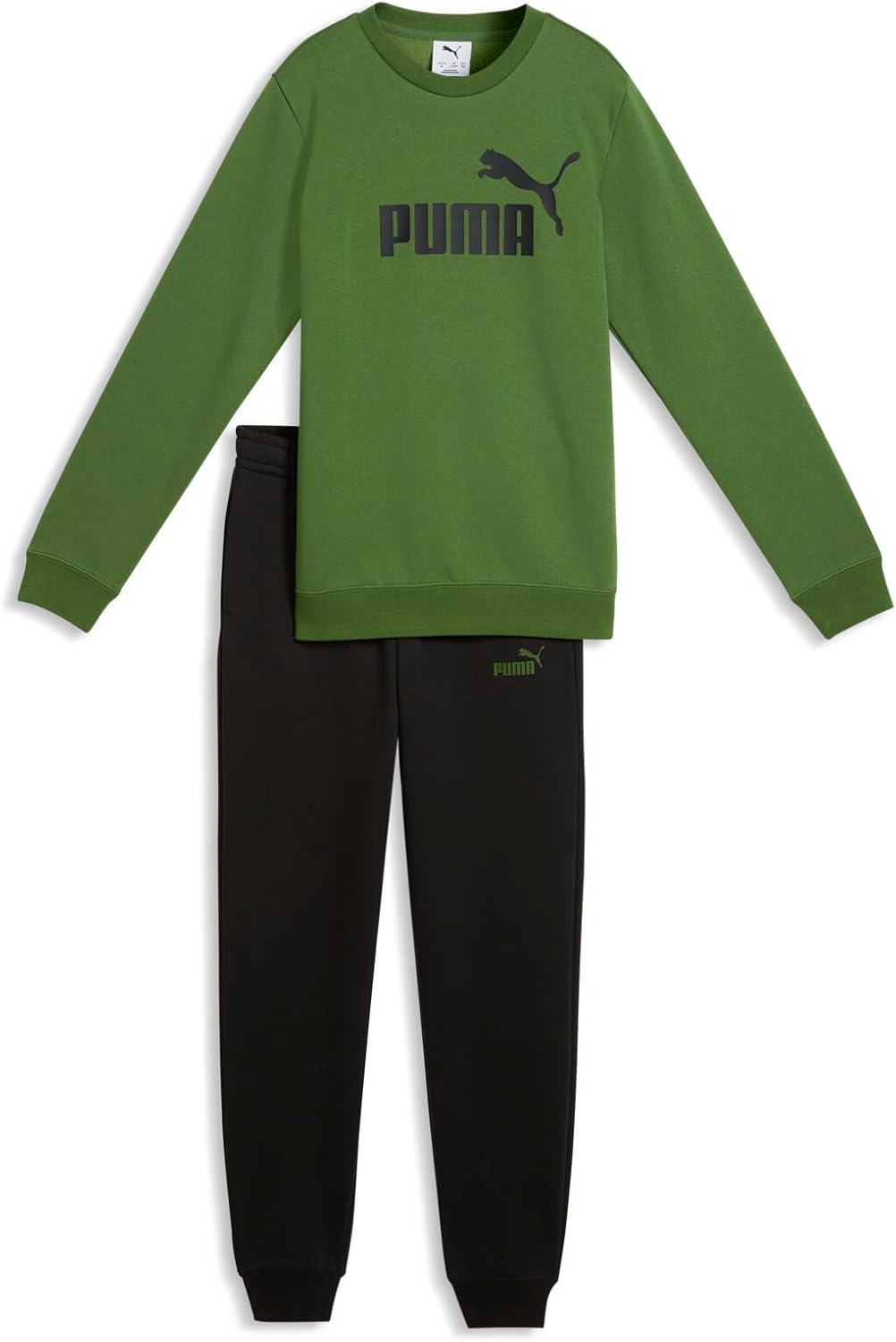 Detalle de PUMA Ess No.1 Logo Crew Sweat Suit FL B – Tuta sportiva per bambini e ragazzi