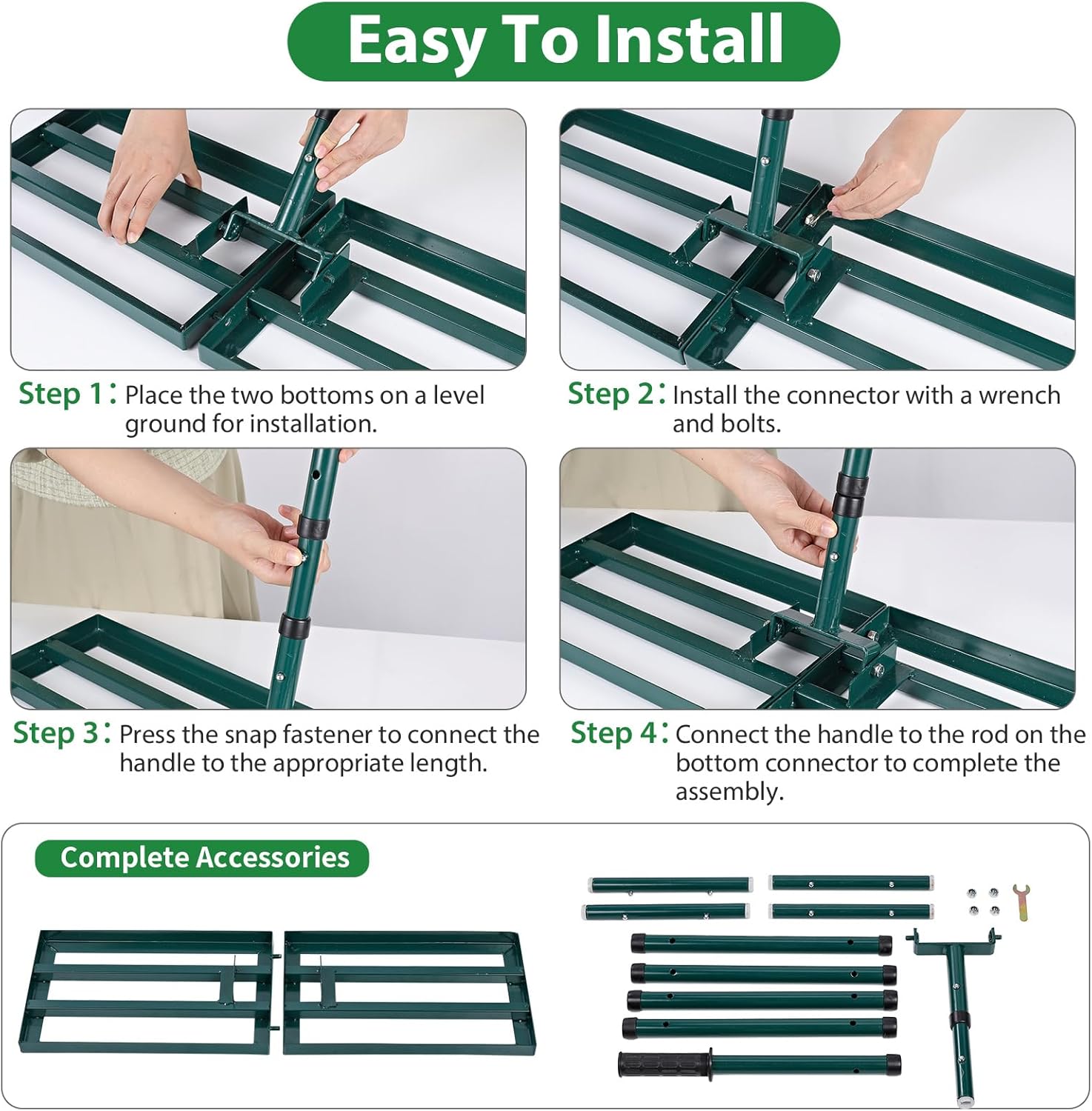 Thumbnail 4 de Signstek Lawn Leveling Rake 30" plate