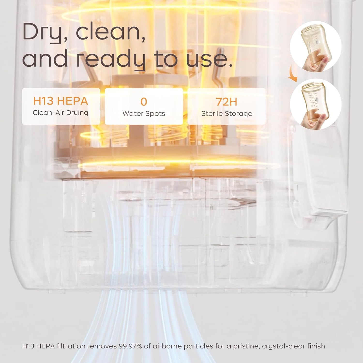 Thumbnail 6 de BC Babycare Baby Bottle Washer, Sterilizer & Dryer, 6-Bottle Capacity