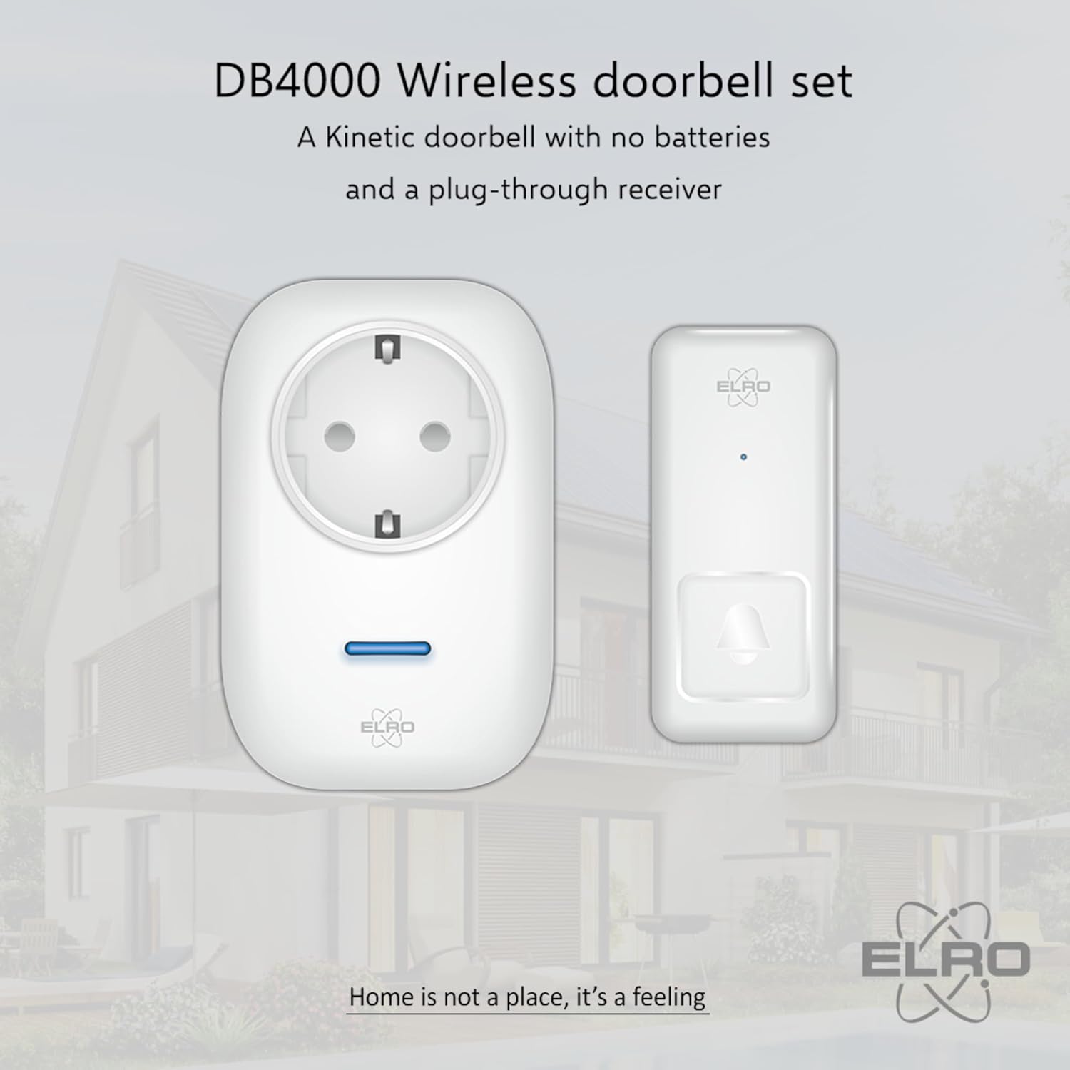 Thumbnail 1 de ELRO DB4000 Set campanelli cinetici senza fili
