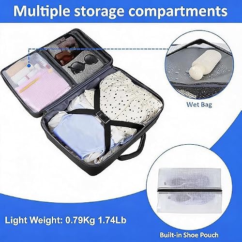 Detalle de Taygeer EasyJet Cabin Bag 45x36x20 Underseat Travel Backpack