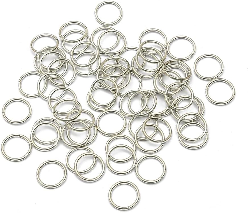 Thumbnail 6 de 6mm Open Jump Rings in Rose Gold for Jewellery Making – 240 Rings per Pack