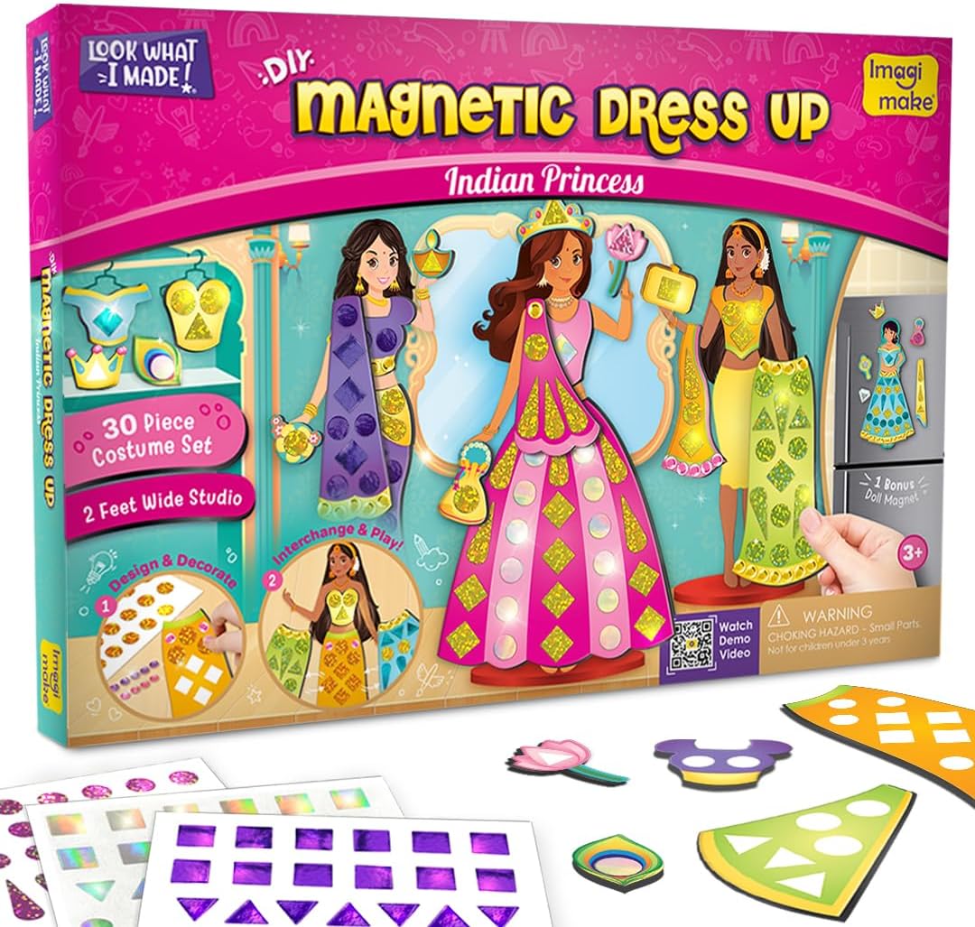 Detalle de Imagimake Magnetic Dress-Up Set, 30 pieces