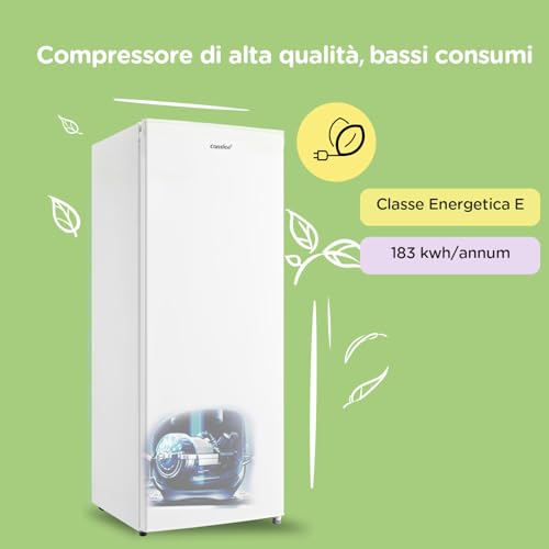 Detalle de COMFEE' RCU160WH2(E) Congelatore verticale 160L 4 stelle – Bianco