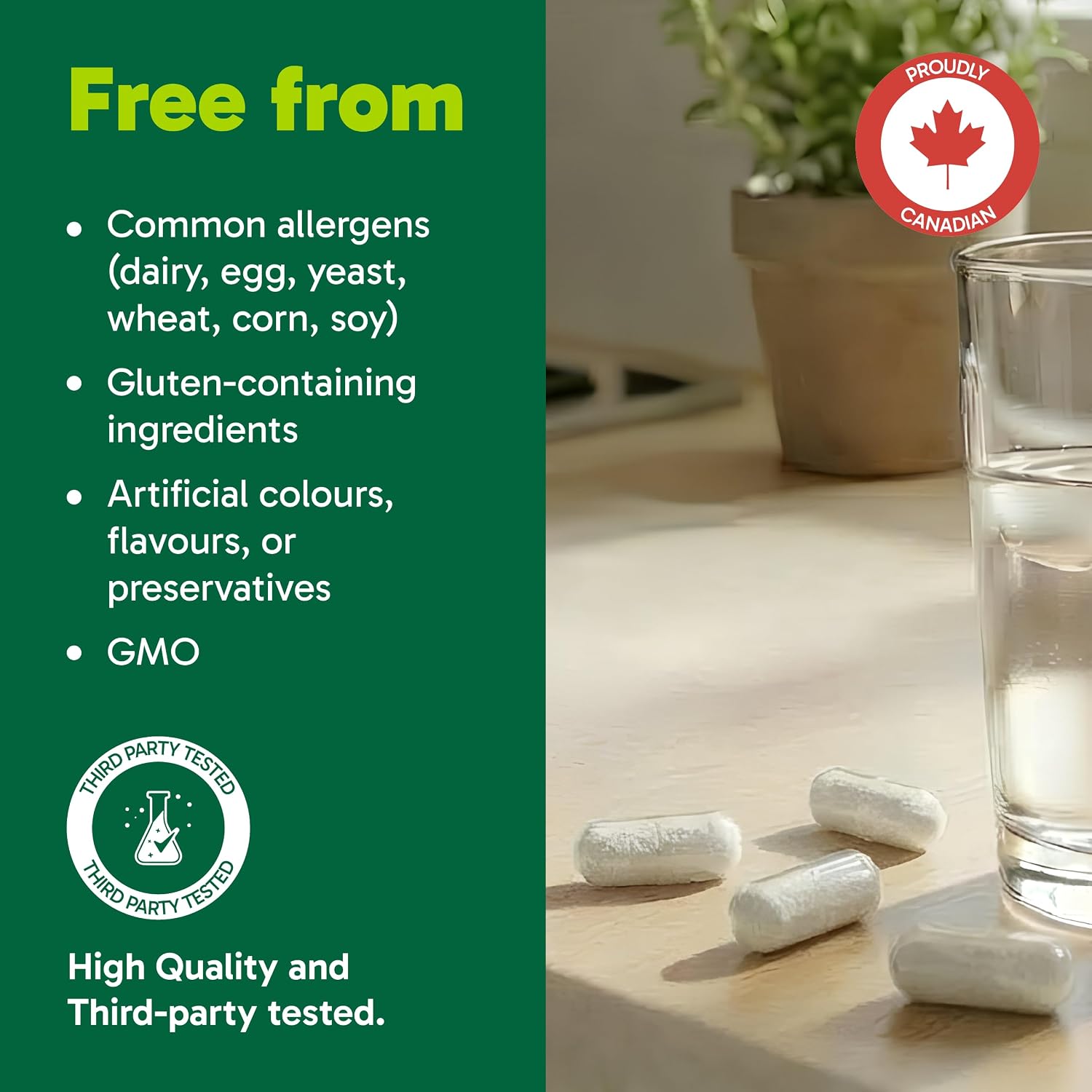Thumbnail 3 de Organika ALA + Resveratrol + Ergothioneine, Canadian-Made, 60 Capsules