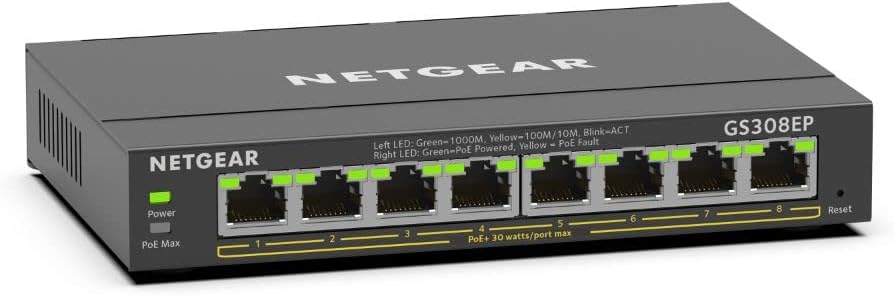 Thumbnail 6 de NETGEAR GS308 8 Puertos Switch Gigabit Plug and Play