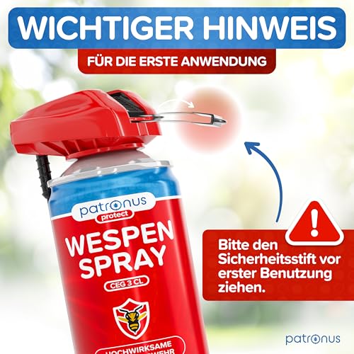 Thumbnail 9 de Patronus Wespen Spray mit langem Sprührohr – 500 ml, sofortwirkung