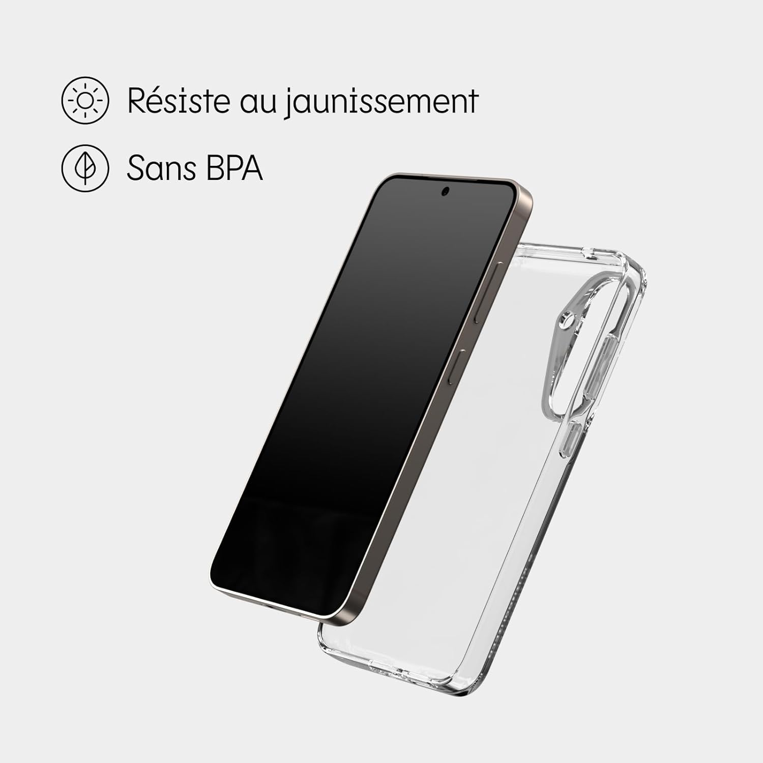 Thumbnail 3 de Coque RhinoShield Clear compatible Galaxy S25 – transparente, anti-jaunissement et résistante aux chutes