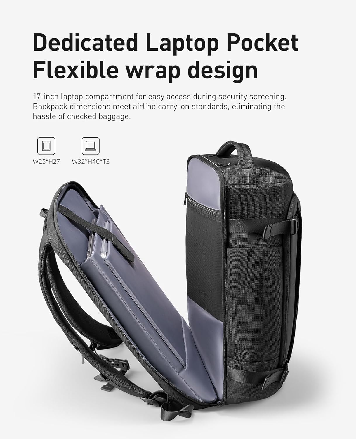 Thumbnail 2 de MARK RYDEN 35L Großer Reiserucksack – Anti-Diebstahl, RFID-Schutz & 15,6 Zoll Laptop