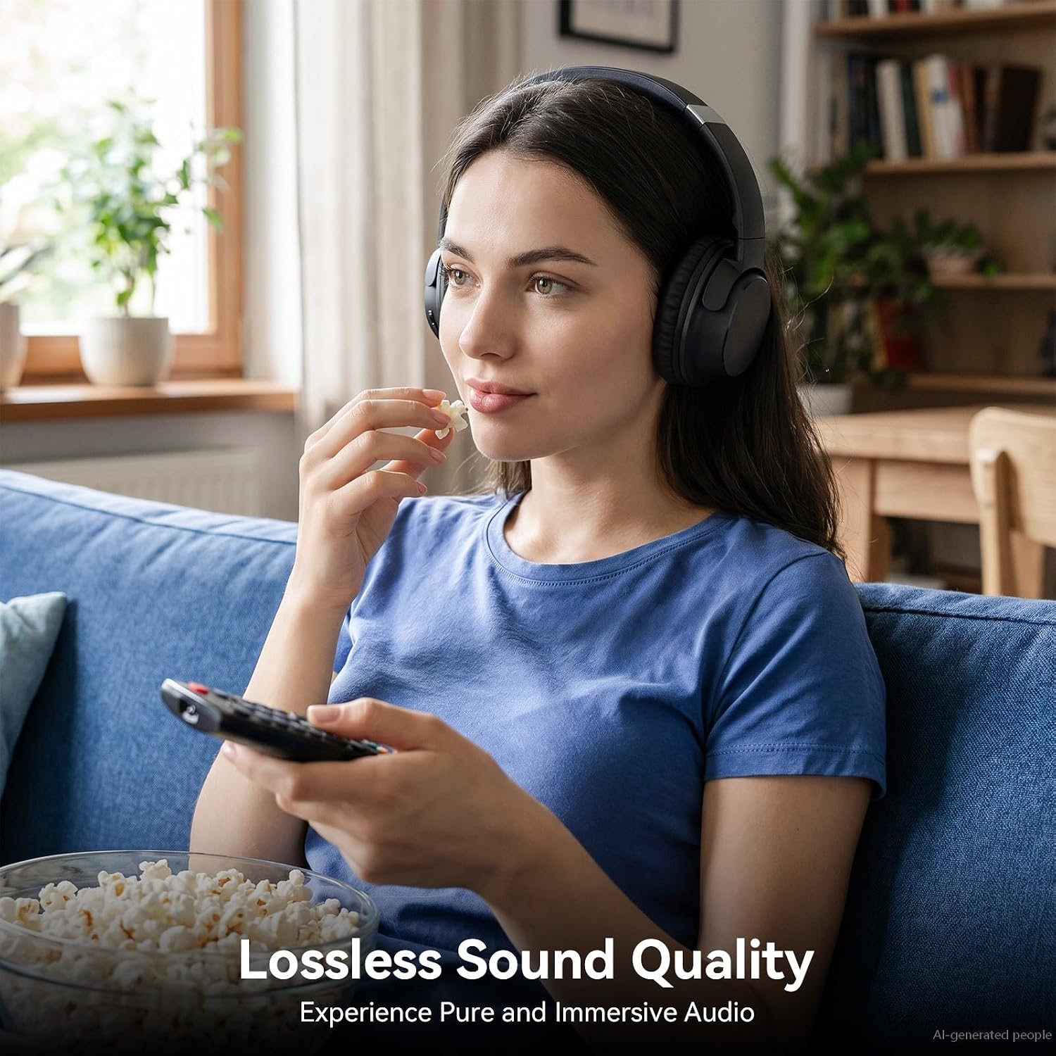 Detalle 2 de Waxop TV Headphones with 65-Hour Playtime