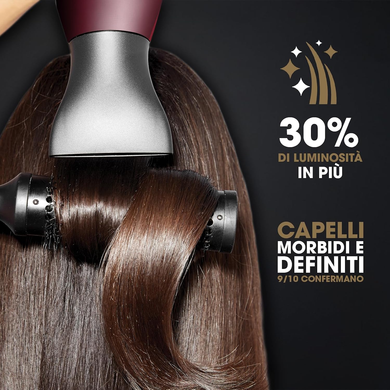 Detalle de ghd Helios, asciugacapelli professionale ionico con tecnologia Aeroprecis